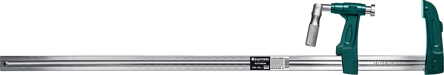 KRAFTOOL EF-100/12, 125 х 1000 мм, мощная струбцина F (32013-125-1000) — фото 5