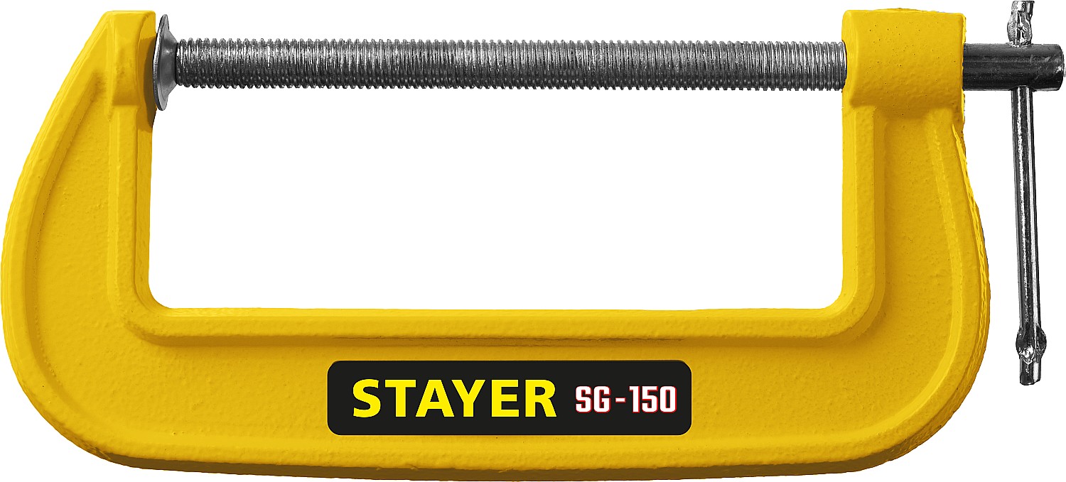 STAYER SG-150, 150 мм, чугунная струбцина G (3215-150) — фото 2