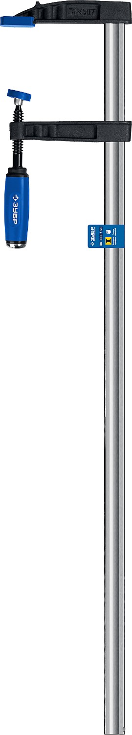 ЗУБР ПС-1000/120, F, 1000 х 120 мм, усиленная струбцина, Профессионал (32155-120-1000) — фото 4