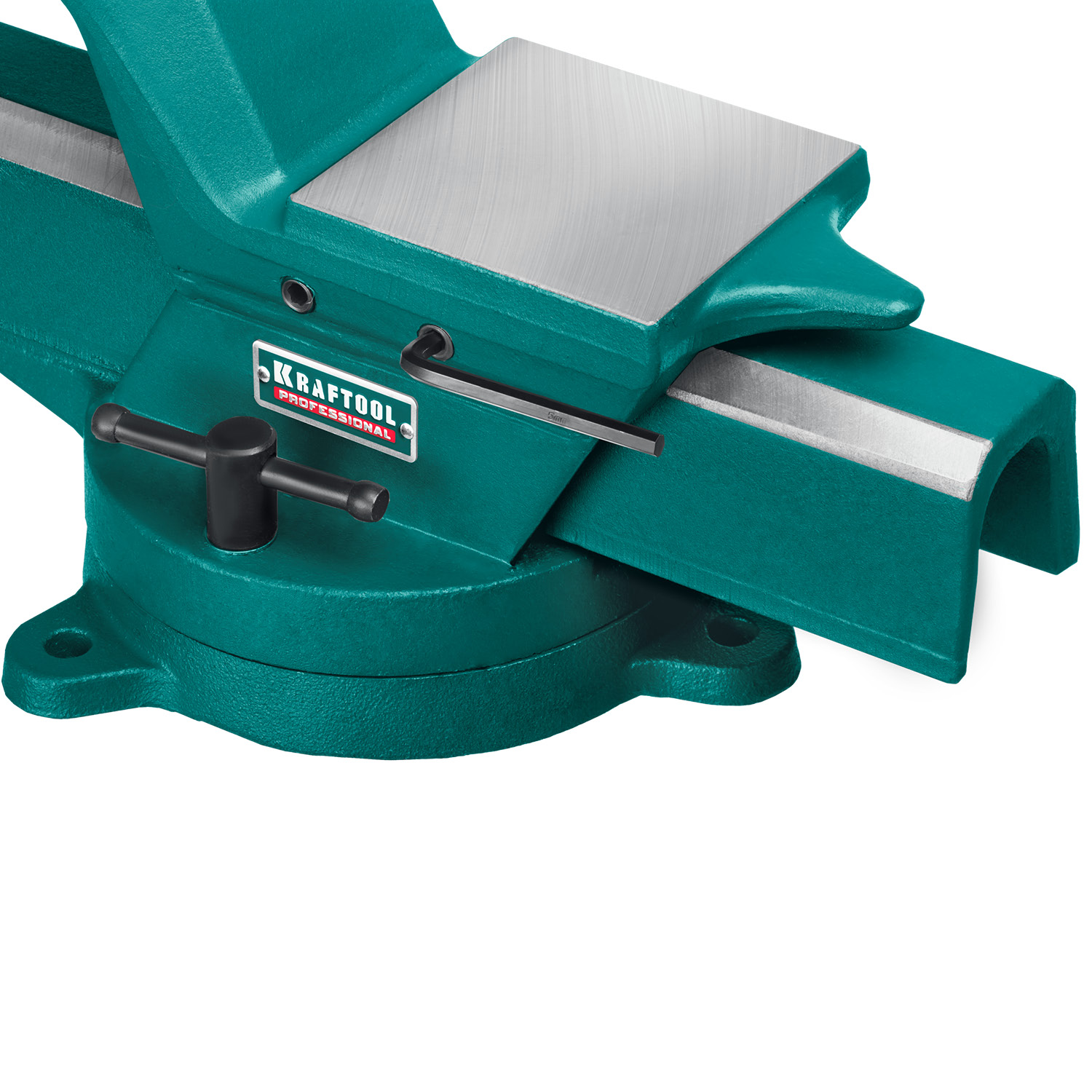 KRAFTOOL FORGE--130/150, с регулировкой компенсации люфта, кованые стальные тиски (32700-150) — фото 8