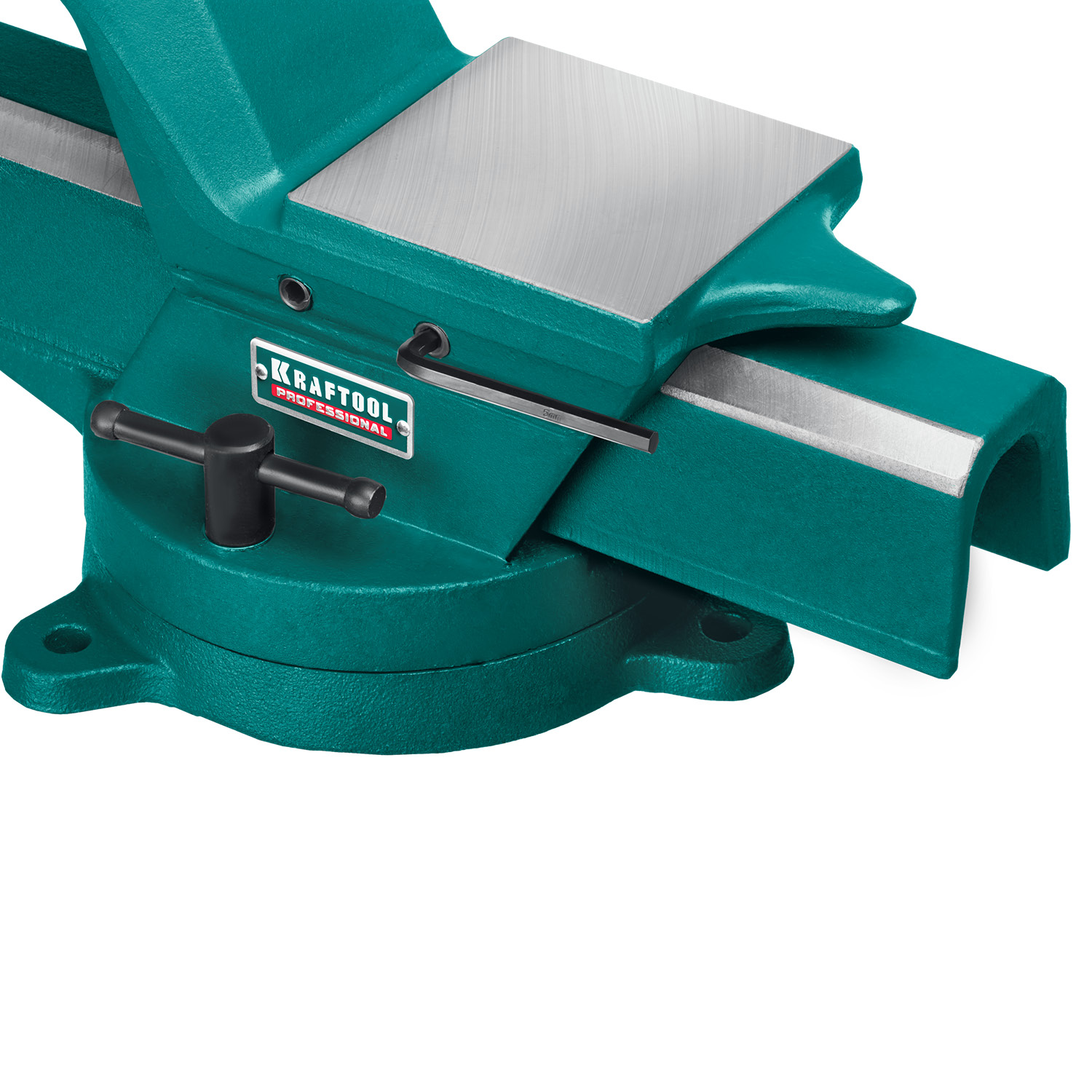 KRAFTOOL FORGE--155/200, с регулировкой компенсации люфта, кованые стальные тиски (32700-200) — фото 8