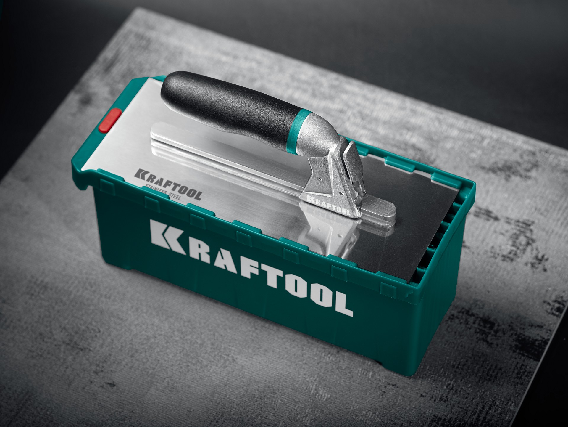 KRAFTOOL 280х115 мм (6шт) - 480х130 мм (6шт), набор нержавеющих гребенок со сменной 2к ручкой, в пластиковом кейсе (33268-H12) — фото 5