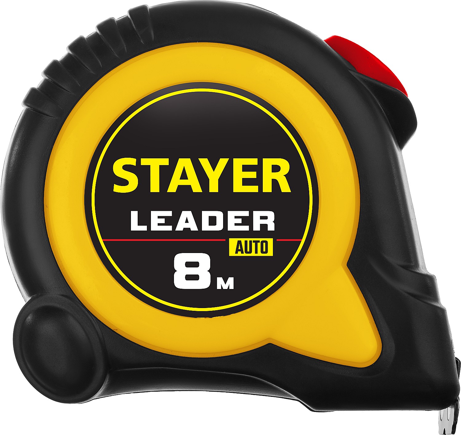 STAYER Leader, 8 м х 25 мм, рулетка с автостопом, Professional (3402-08-25) — фото 2