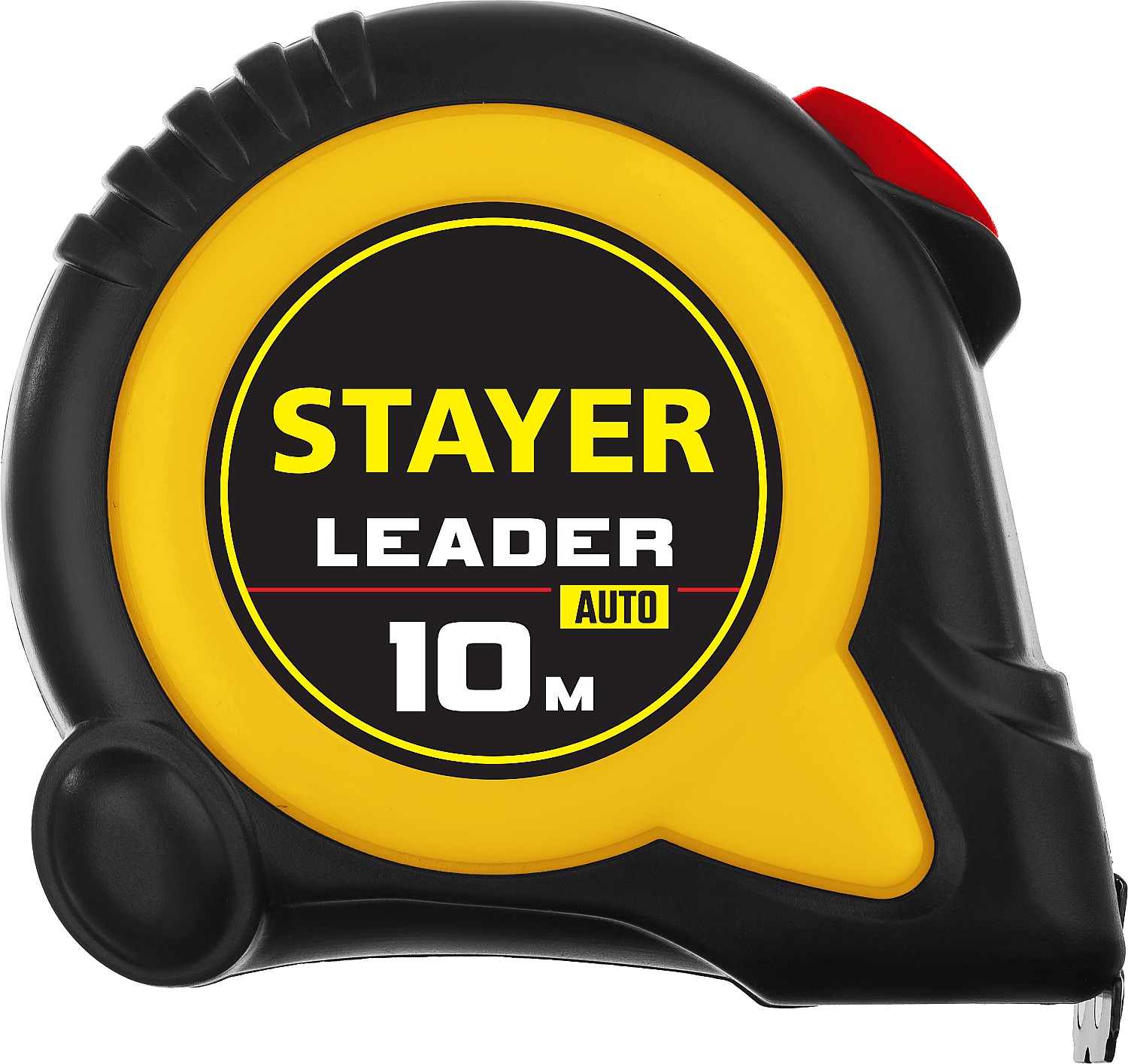 STAYER Leader, 10 м х 25 мм, рулетка с автостопом, Professional (3402-10-25) — фото 2