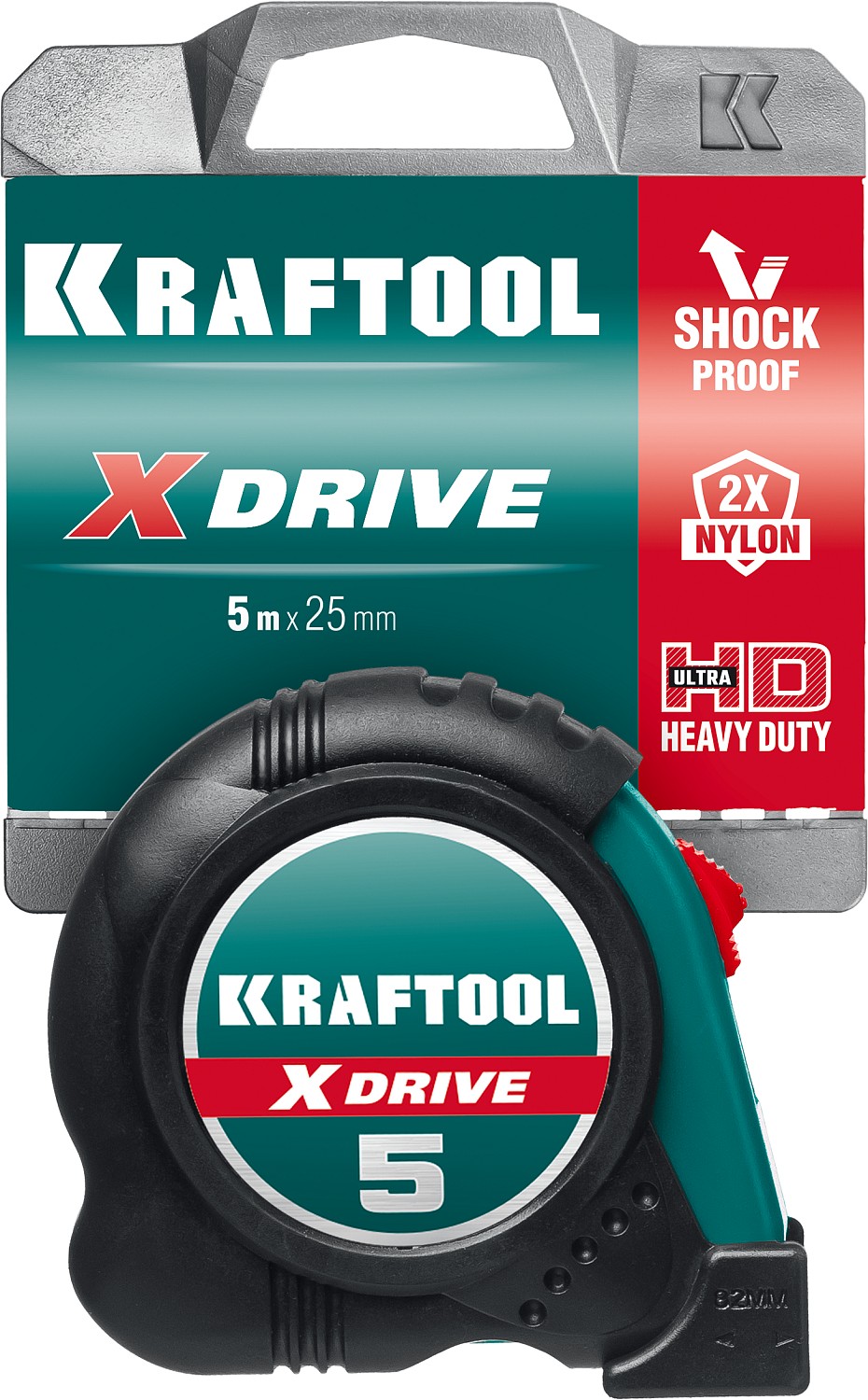 KRAFTOOL X-Drive, 5 м х 25 мм, рулетка (34122-05-25) — фото 12
