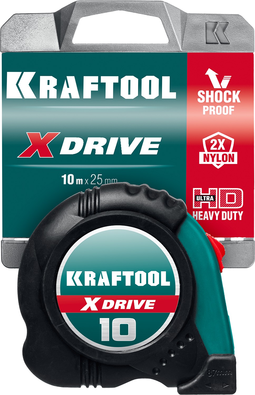 KRAFTOOL X-Drive, 10 м х 25 мм, рулетка (34122-10) — фото 12