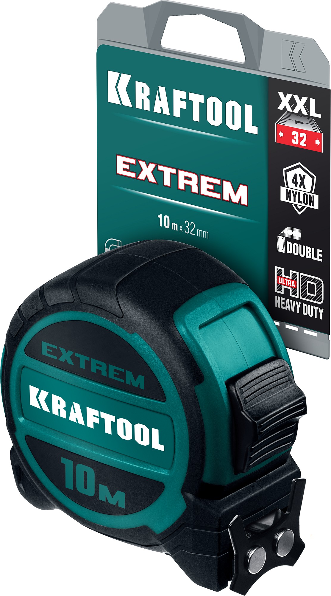KRAFTOOL Extrem, 10 м х 32 мм, рулетка со сверх широким полотном (34127-10) — фото 12