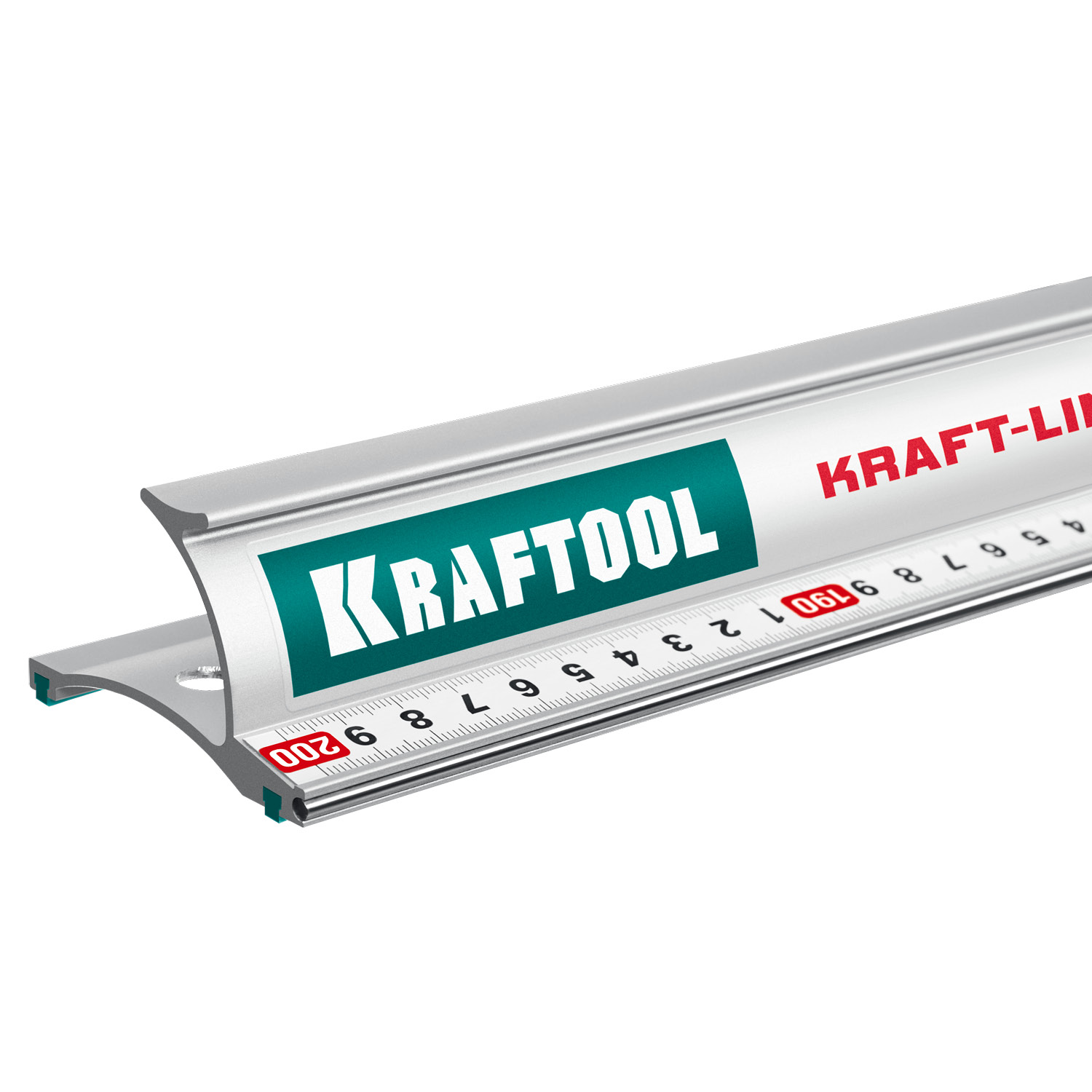 KRAFTOOL KRAFT-LINE, 2.0 м, усиленная алюминиевая линейка со стальной направляющей (34275-200) — фото 9