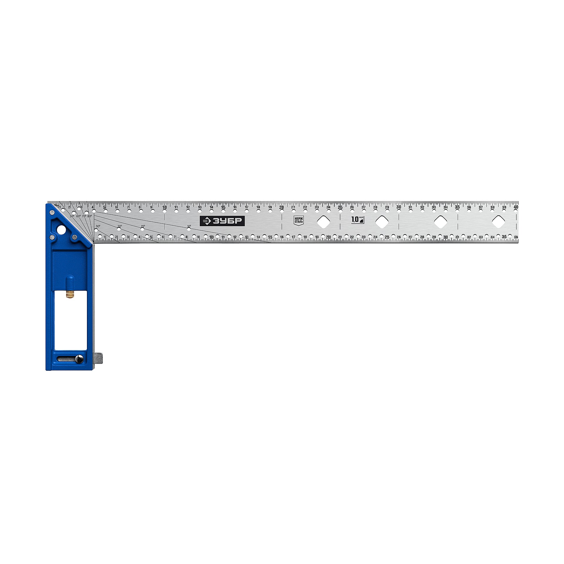 ЗУБР 400 мм, рейсмус-угольник разметочный, ПРОФЕССИОНАЛ (34400-40)