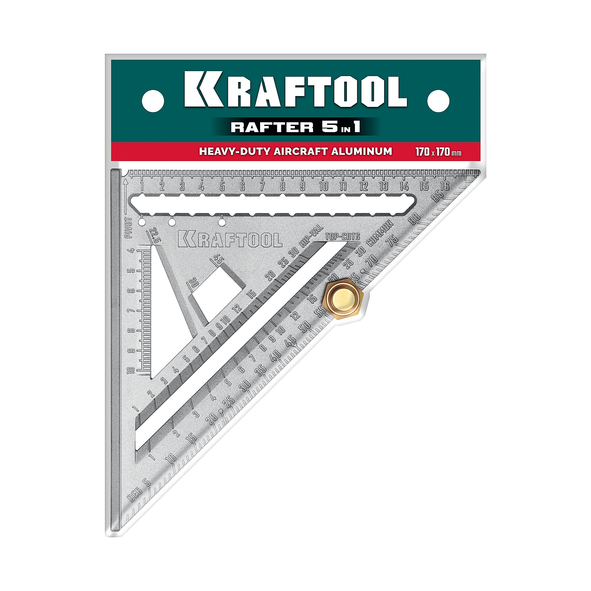 KRAFTOOL 170 мм, 5-в-1, Высокоточный кровельный угольник (3441-17) — фото 3