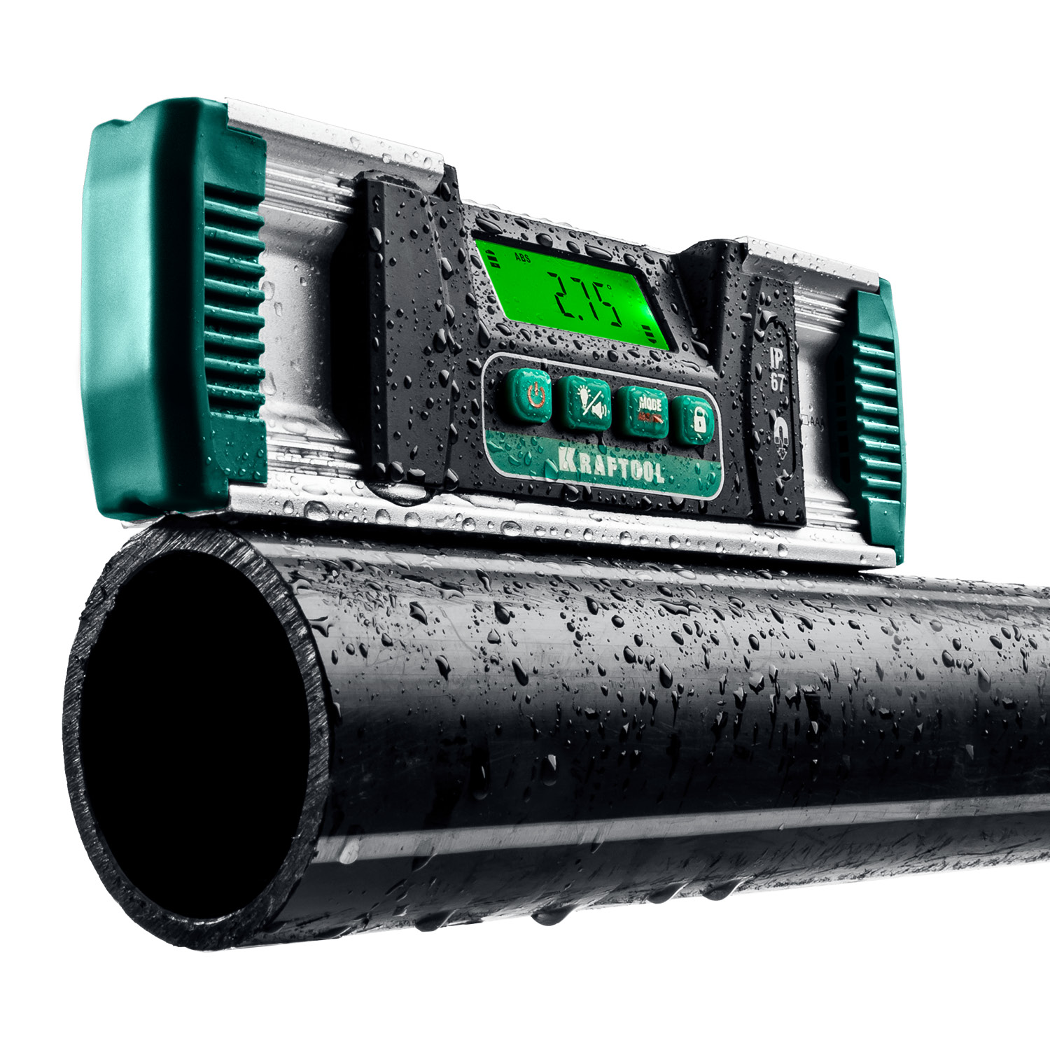 KRAFTOOL EXTREM, 0 - 360°, точность 0.05°, HOLD, IP67, электронный уровень-уклономер (34686) — фото 10