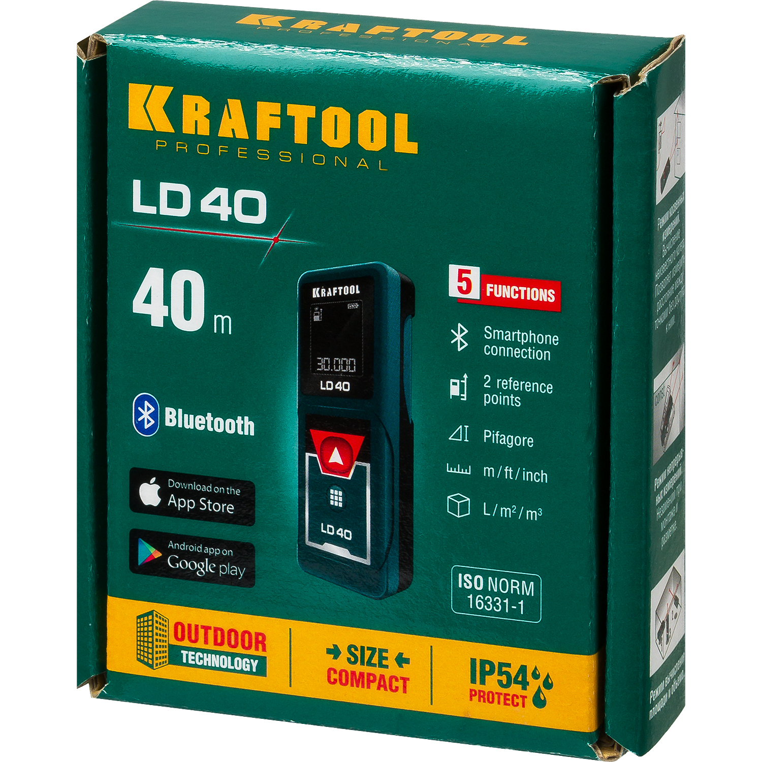KRAFTOOL LD-40, 40 м, лазерный дальномер (34763) — фото 9