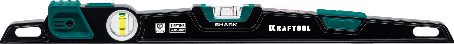 KRAFTOOL A-RATE CONTROL Shark, 600 мм, с инновационным зеркальным глазком, литой уровень (34920-60) — фото 7