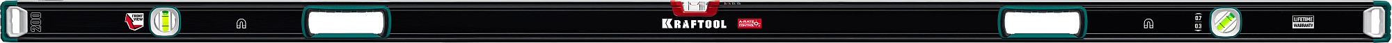 KRAFTOOL A-RATE CONTROL, 2000 мм, точность 0.3 мм/м, с зеркальным глазком, сверхпрочный магнитный уровень (34988-200) — фото 10