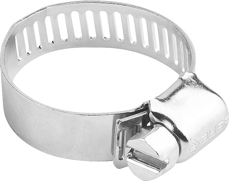 ЗУБР Х-12П, 65 - 89 мм, просечная лента 12.7 мм, цинк, 50 шт, хомут стальной (37805-065-89-50)