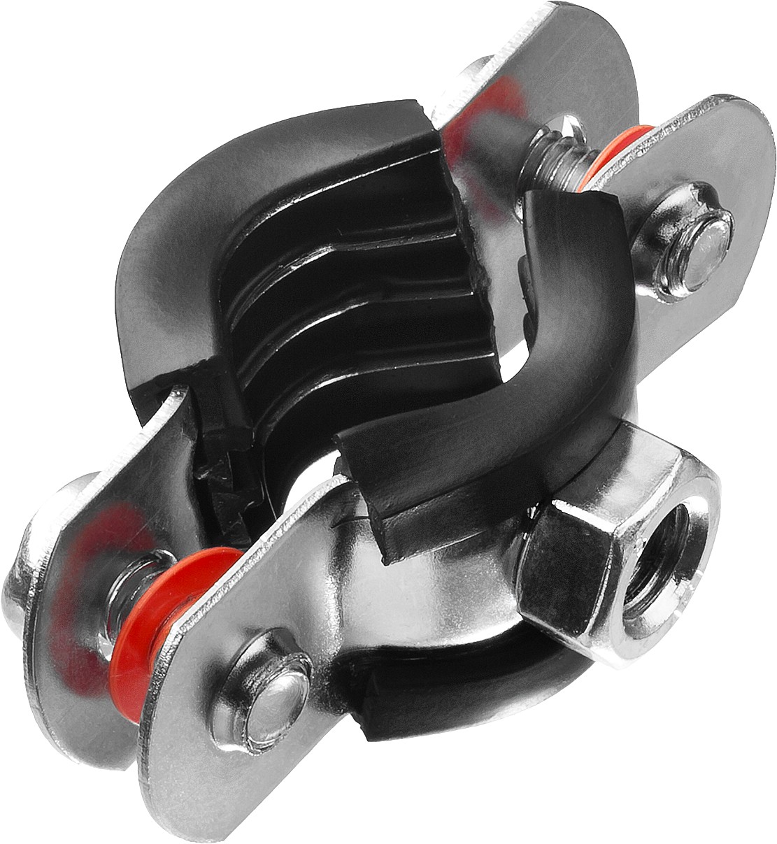 ЗУБР 3/8″, цинк, 10 шт, трубный хомут с гайкой (37850-15-19)