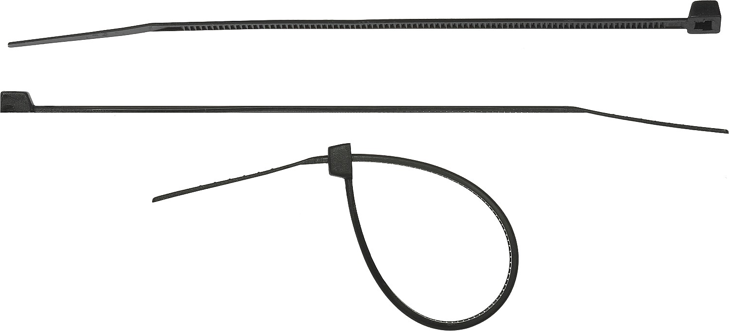 СИБИН ХС-Ч, 7.5 x 240 мм, нейлон РА66, 100 шт, черные, хомуты-стяжки (3788-75-240)