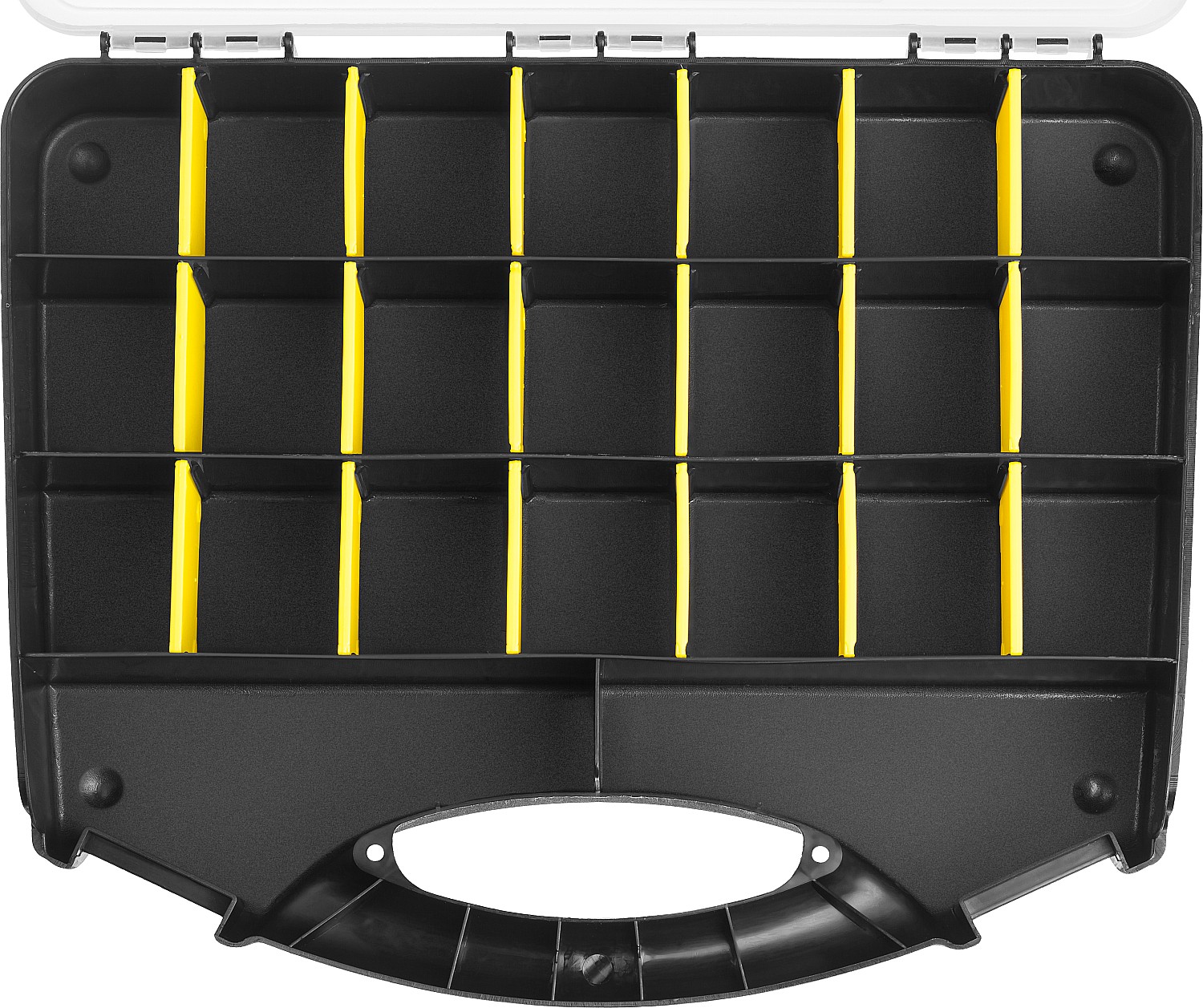 STAYER SPACE-13, 320 х 260 х 60 мм, (13″), пластиковый органайзер с 21 ячейкой (38038-13) — фото 6