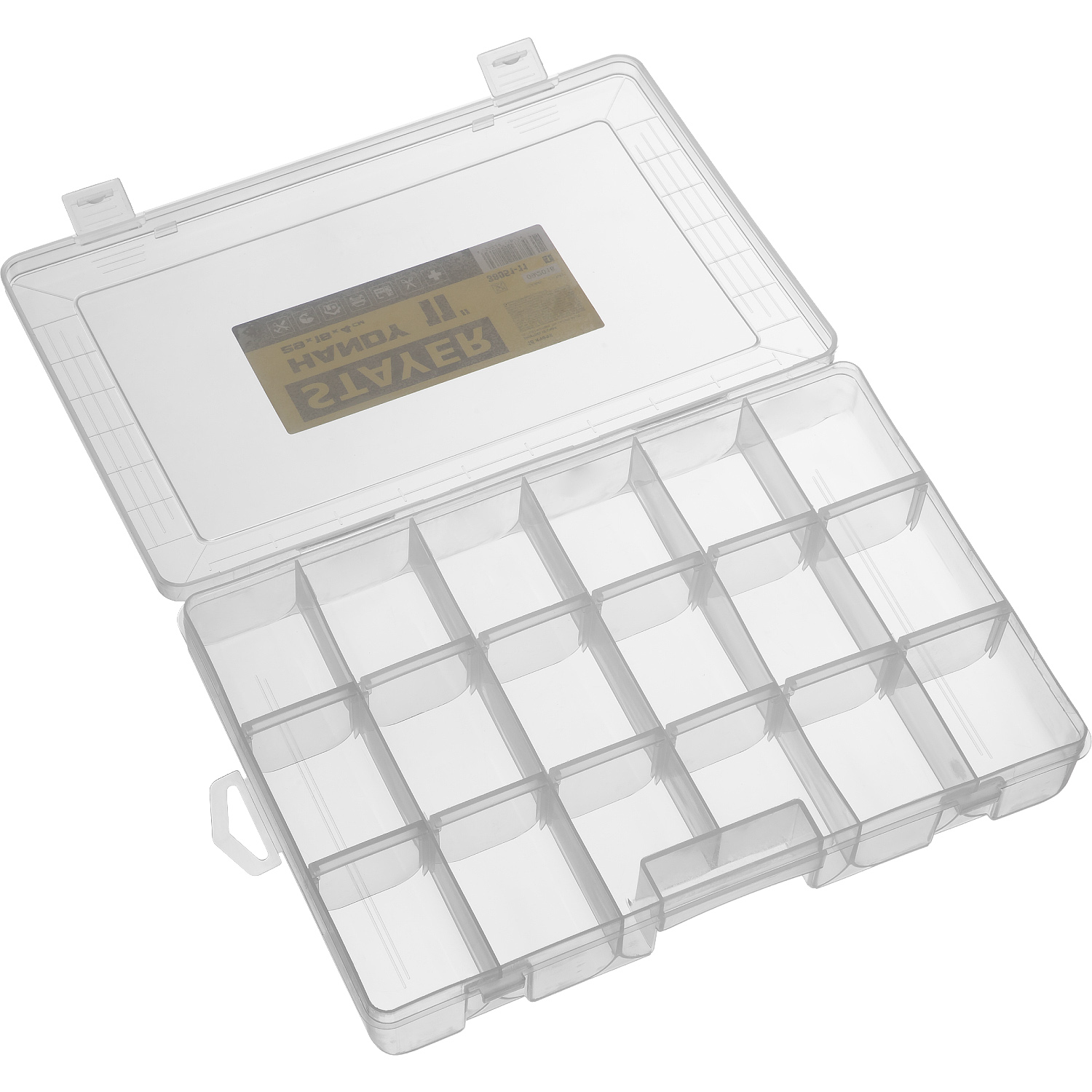 STAYER HANDY-11, 292 x 180 x 40 мм, (11″), пластиковый органайзер с 18 ячейками (38051-11) — фото 2