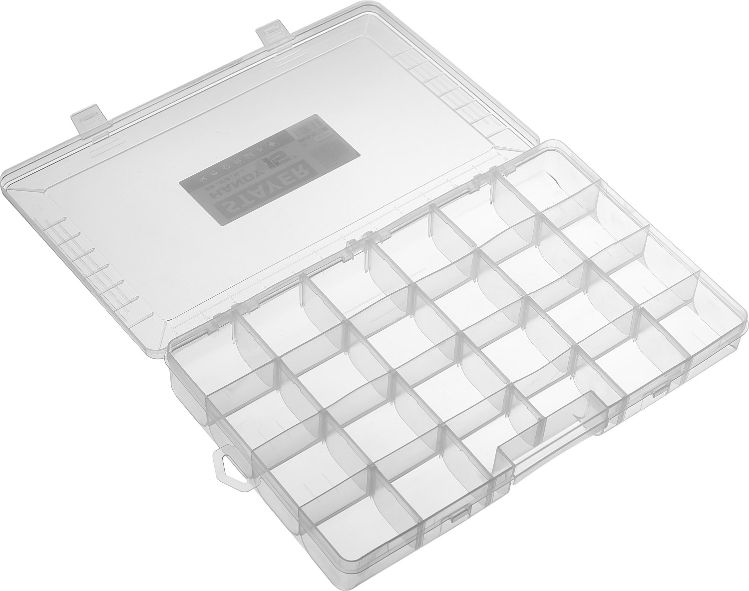 STAYER HANDY-15, 380 x 230 x 50 мм, (15″), пластиковый органайзер с 18 ячейками (38051-15) — фото 2
