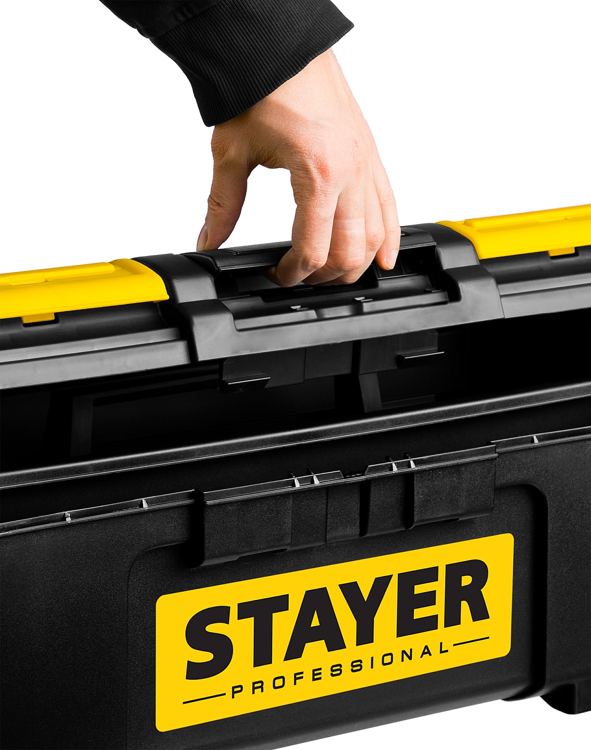 STAYER TOOLBOX-16, 390 х 210 х 160, пластиковый ящик для инструментов, Professional (38167-16) — фото 11