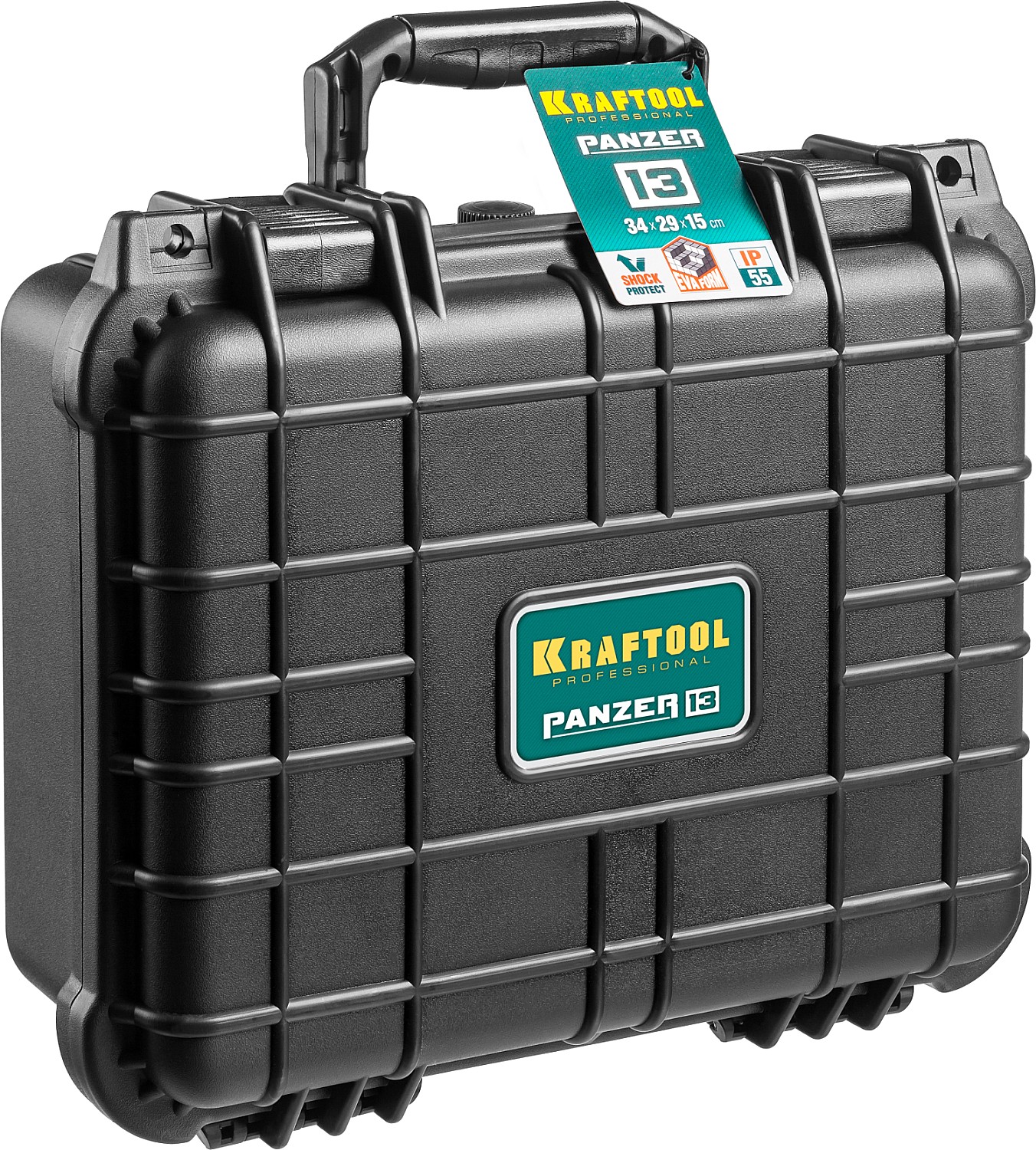 KRAFTOOL PANZER-13, 340 х 290 х 150 мм, (13″), IP55, ударопрочный пластиковый ящик (38251-13) — фото 13