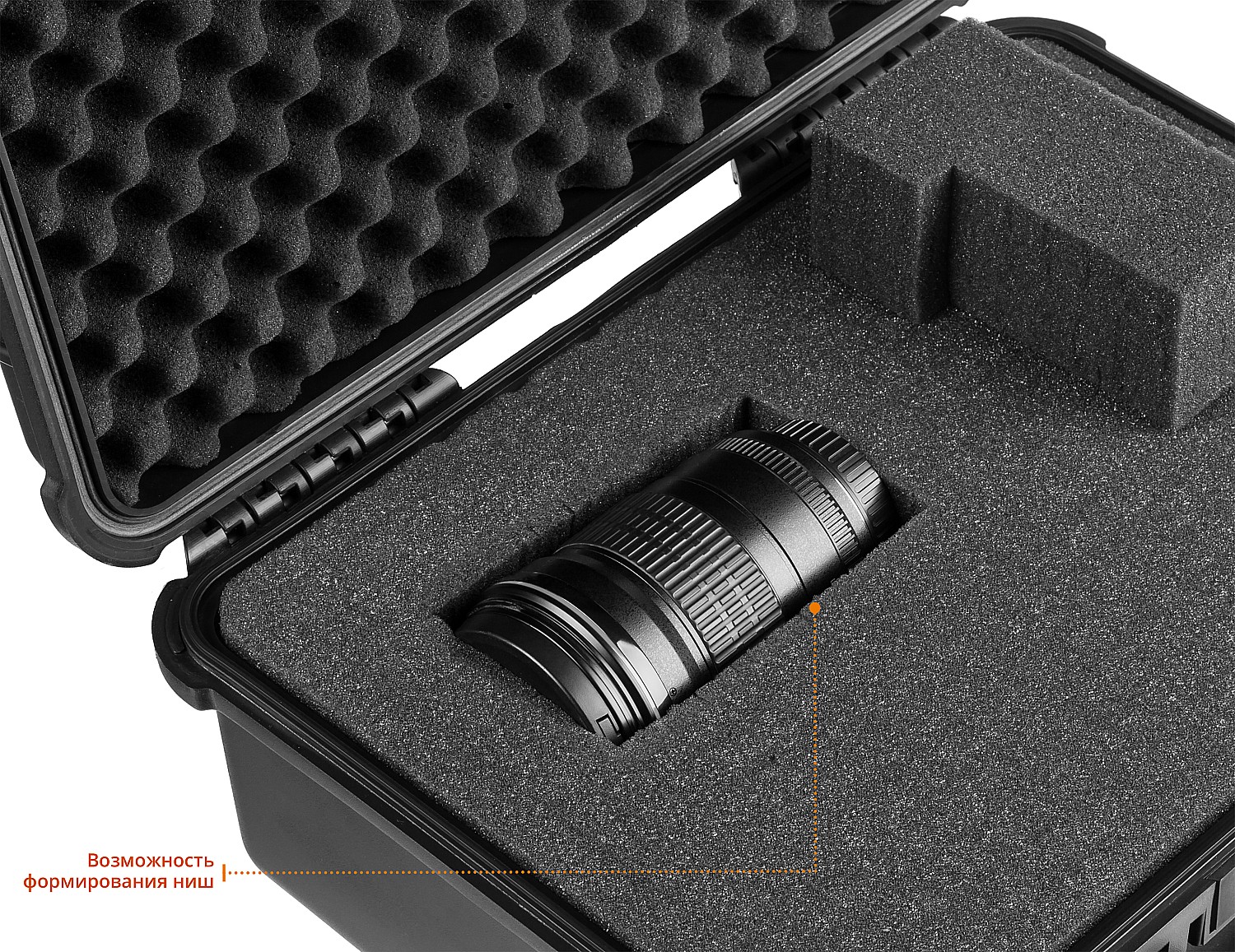 KRAFTOOL PANZER-20, 510 х 400 х 190 мм, (20″), IP55, ударопрочный пластиковый ящик (38251-20) — фото 10