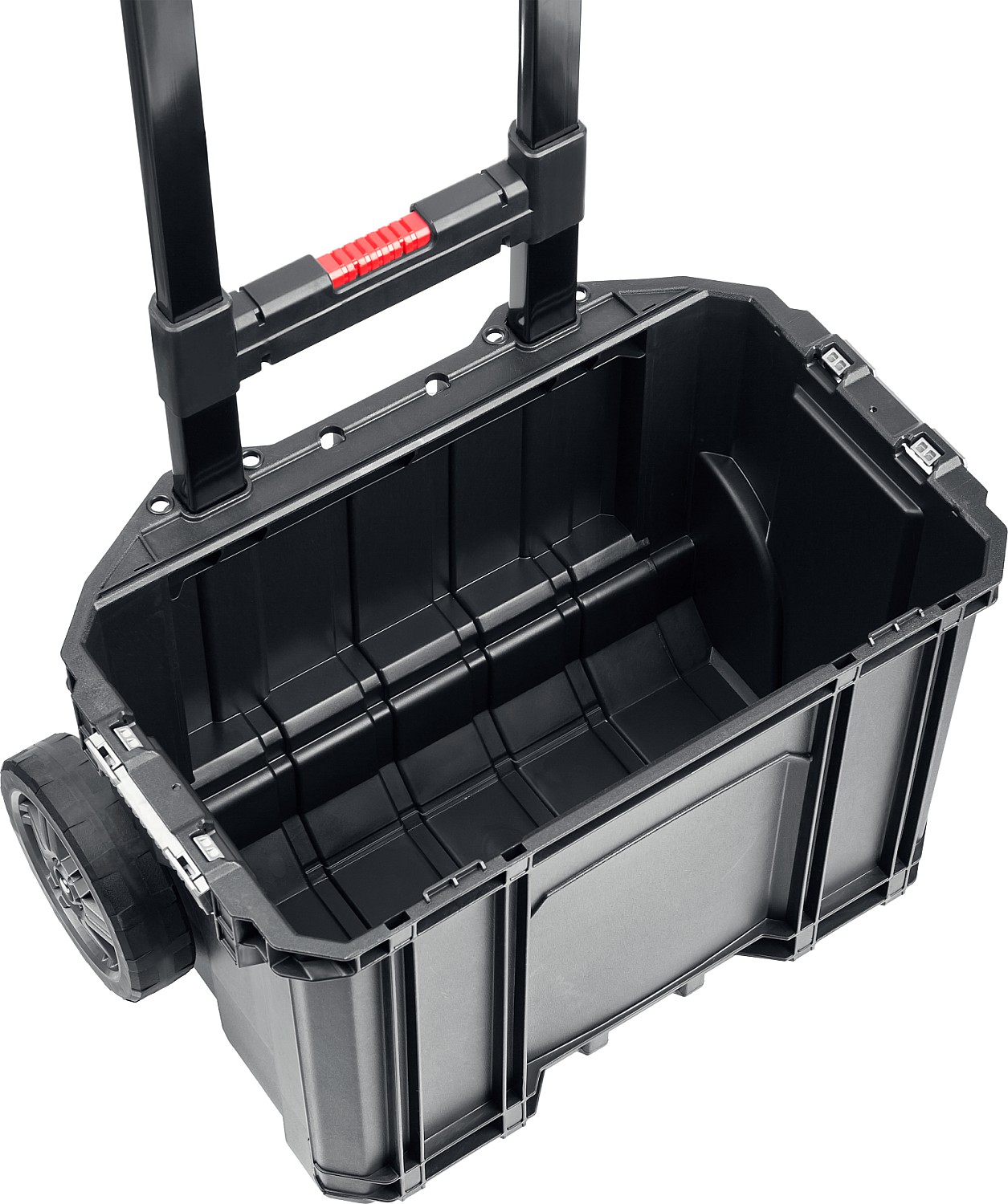 KETER SMART ROLLING, 564 х 373 х 700 мм, (22″), набор пластиковый ящик-тележка + ящик для инструментов + ящик органайзер (38390-22) — фото 4