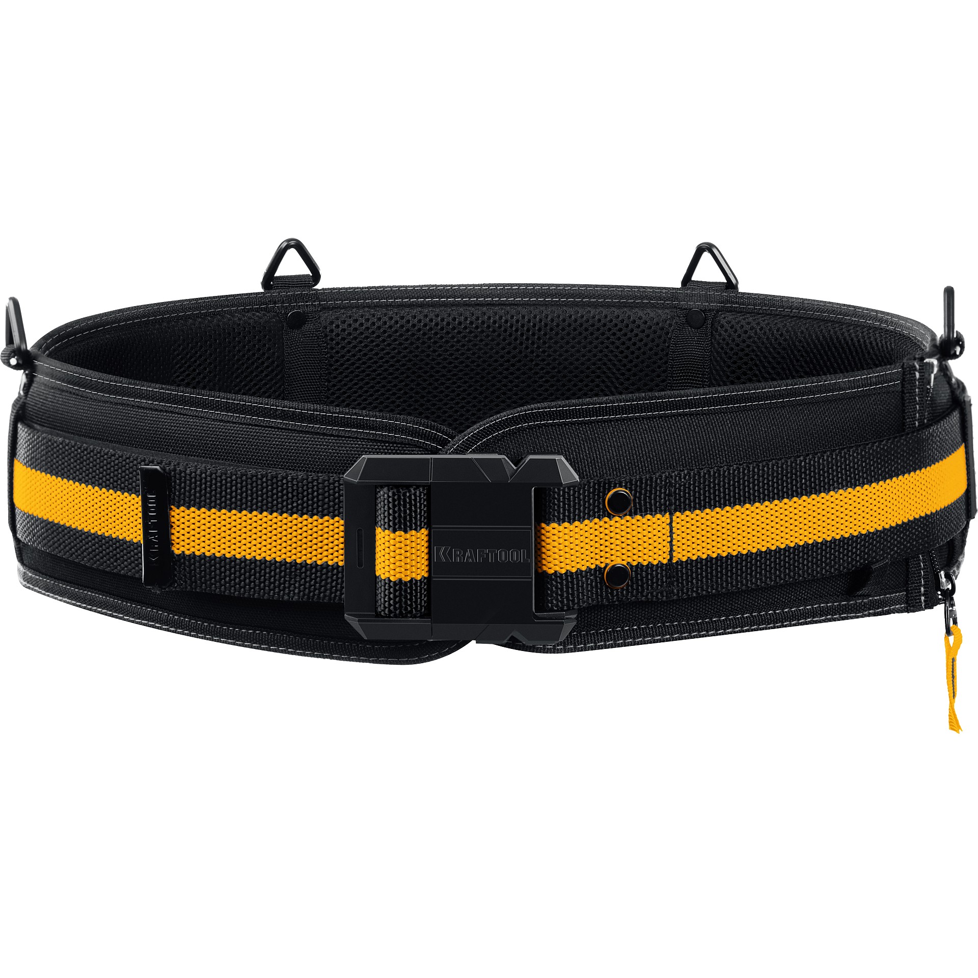 KRAFTOOL KB-2 пояс монтажника, для сумок с быстросъёмным креплением FastClip, 80-122 см, широкий кушак (38763)