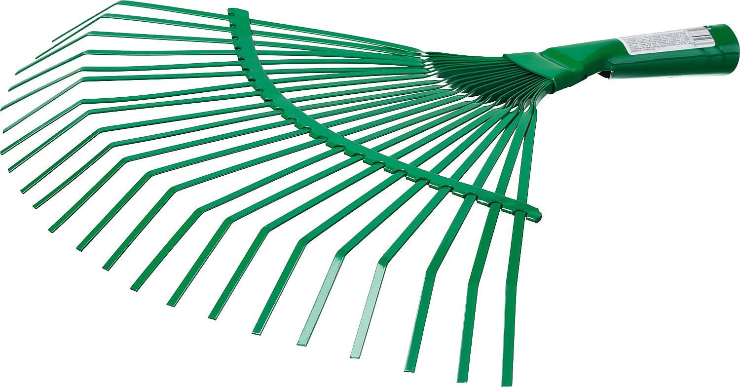 РОСТОК PB-22L, 385 х 450 мм металлические, пластинчатые, без черенка, веерные грабли (39621)