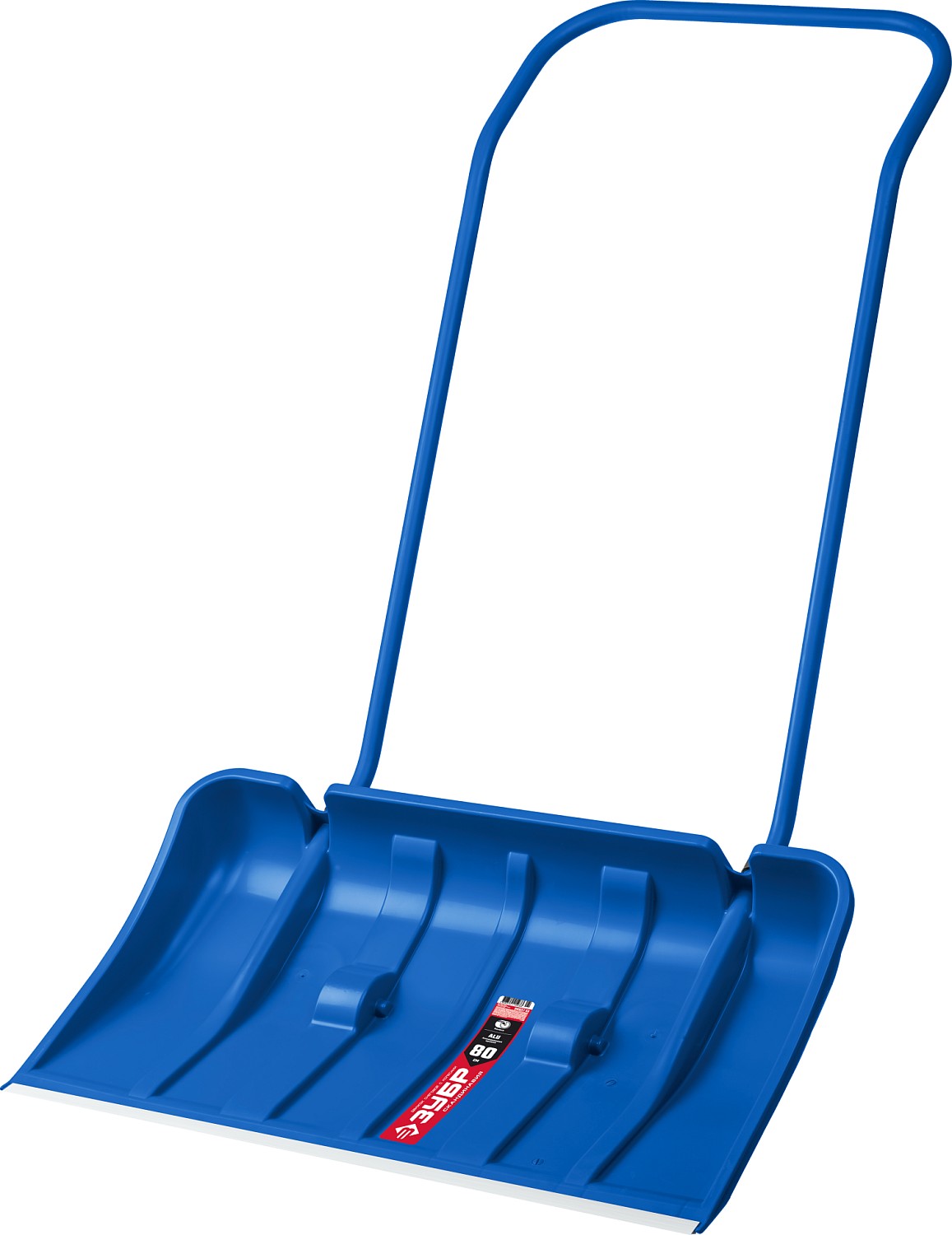 ЗУБР СКАНДИНАВИЯ, снеговой движок (скрепер), на колесиках, пластиковый ковш 800мм (39937) Профессионал