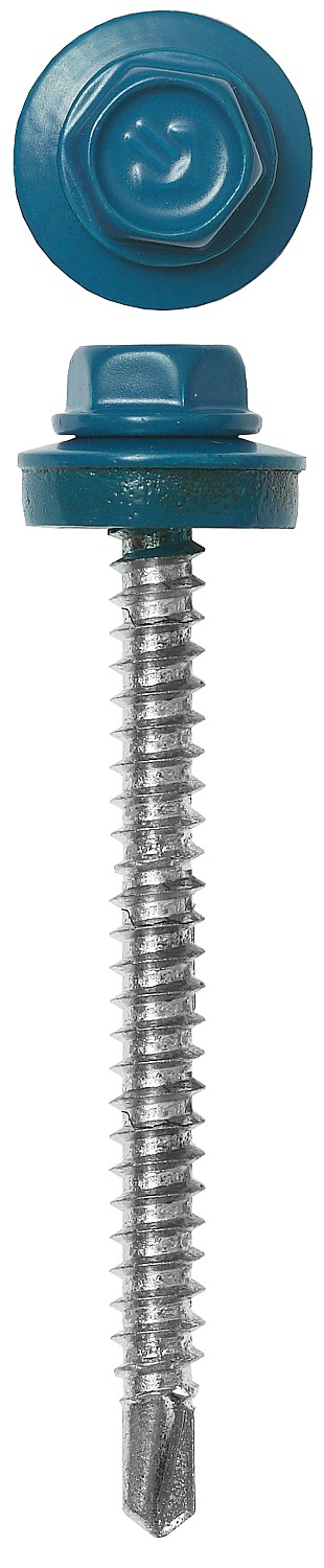 ЗУБР СКД 5009, 35 х 4.8 мм, неб.-голуб., 1800 шт (10,1 кг.), кровельный саморез (4-300310-48-035-5009)