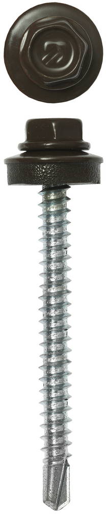 ЗУБР СКД 8028, 50 х 4.8 мм, зем.-коричн., 1200 шт (8 кг.), кровельный саморез (4-300310-48-050-8028)