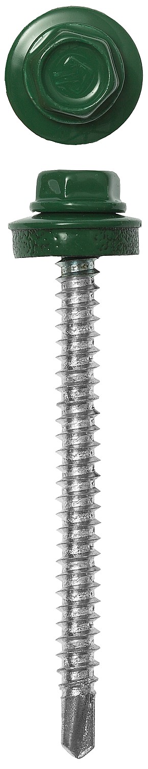 ЗУБР СКД 6002, 65 х 4.8 мм, зелёный лист, 900 шт (7,5 кг.), кровельный саморез (4-300310-48-065-6002)