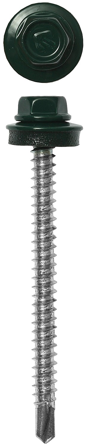 ЗУБР СКД 6005, 70 х 4.8 мм, зелёный насыщ., 800 шт (6,7 кг.), кровельный саморез, Профессионал (4-300310-48-070-6005)