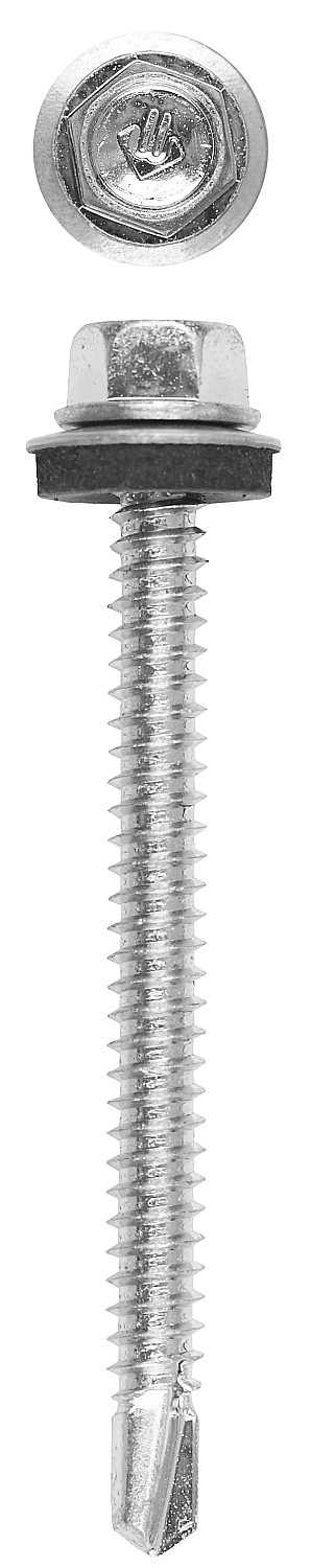 ЗУБР СКМ, 70 х 6.3 мм, цинк, 600 шт (8,34 кг.), кровельный саморез, Профессионал (4-300310-63-070)