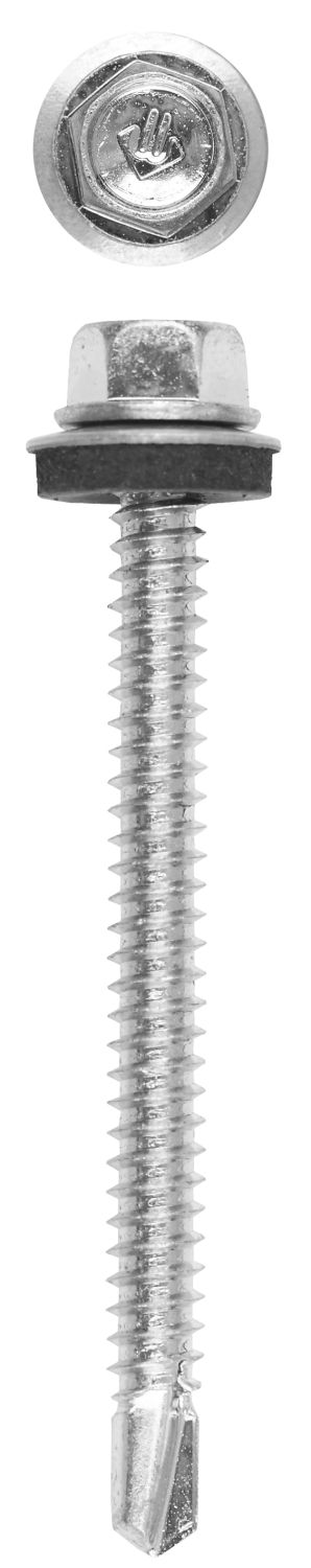 ЗУБР СКМ, 150 х 6.3 мм, цинк, 400 шт (10,08 кг.), кровельный саморез, Профессионал (4-300310-63-150)