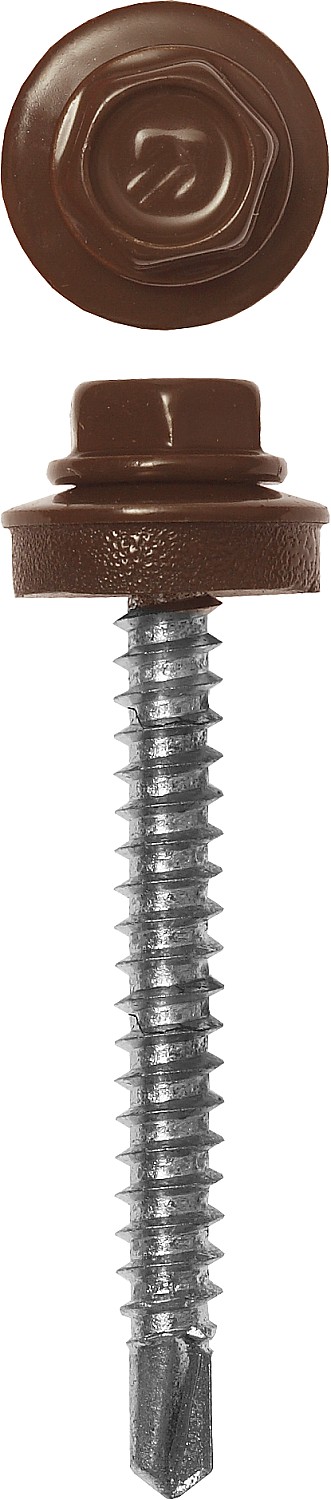 ЗУБР СКД 8017, 35 х 4.8 мм, шок.-коричн., 380 шт (2,03 кг.), кровельный саморез, Профессионал (4-300315-48-035-8017)