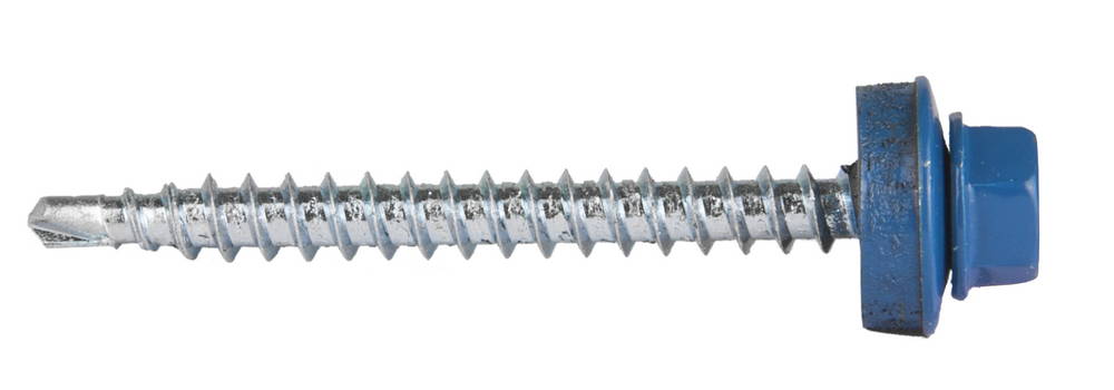 ЗУБР СКД 5009, 50 х 4.8 мм, неб.-голуб., 250 шт (1,8 кг.), кровельный саморез (4-300315-48-050-5009)