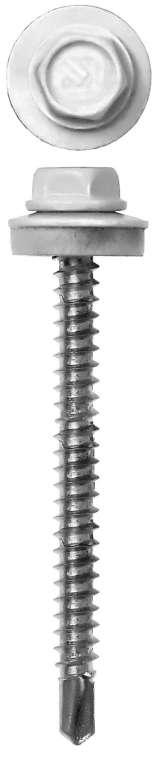ЗУБР СКД 9003, 50 х 4.8 мм, белый, 250 шт (1,8 кг.), кровельный саморез, Профессионал (4-300315-48-050-9003)