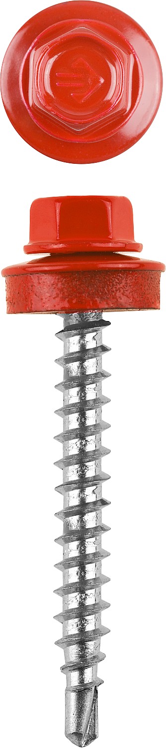 ЗУБР СКД 3003, 70 х 4.8 мм, рубин.-красн., 160 шт (1,47 кг.), кровельный саморез, Профессионал (4-300315-48-070-3003)