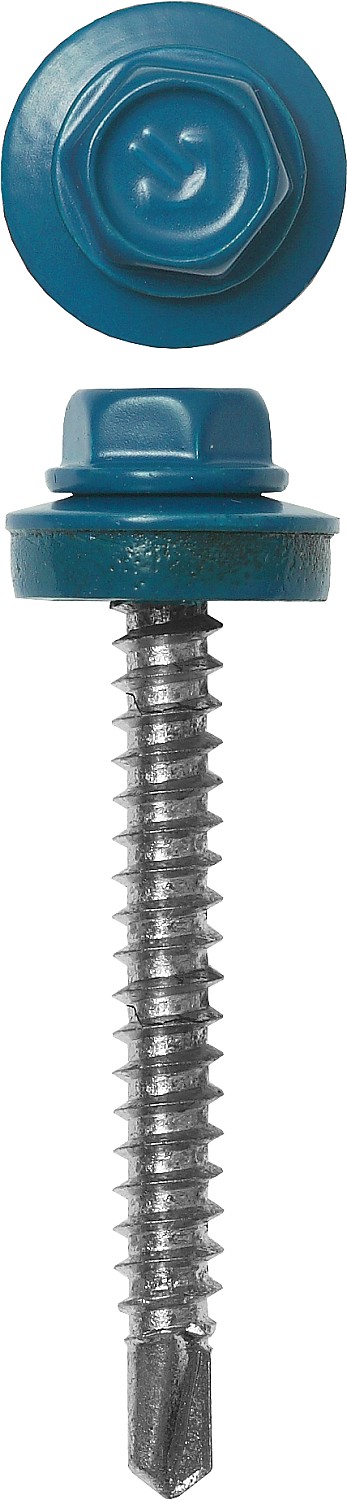 ЗУБР СКД 5009, 70 х 4.8 мм, неб.-голуб., 160 шт (1,47 кг.), кровельный саморез (4-300315-48-070-5009)