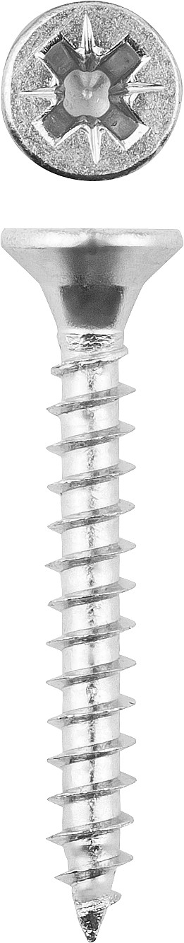 ЗУБР СУ-Б, 120 х 5.0 мм, белый цинк, 8 шт, универсальный саморез (4-300377-50-120)