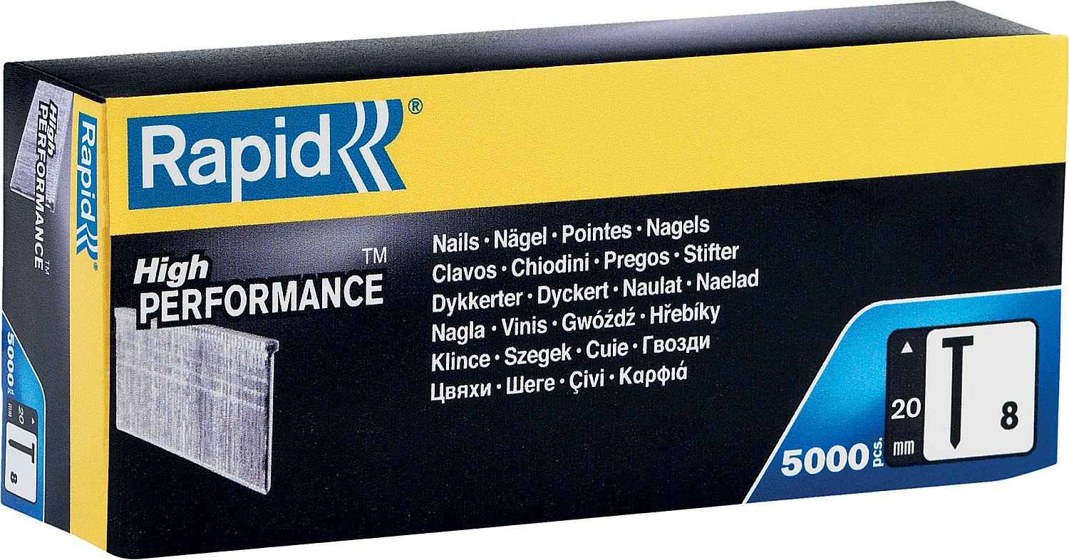 RAPID тип 300, 20 мм, 5000 шт, закаленные супертвердые гвозди (40100533)