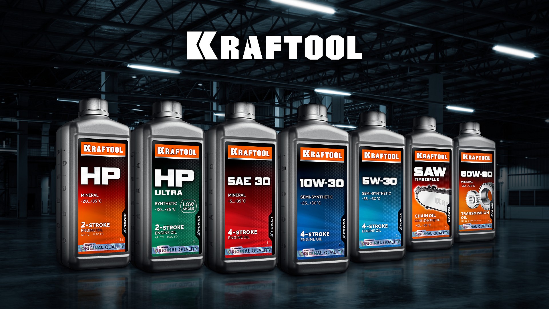 KRAFTOOL 10W-30, 1 л, полусинтетическое масло для 4-тактных двигателей (41513-1) — фото 3