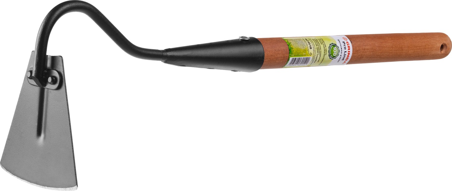 GRINDA ProLine 113х100х575 мм, с тулейкой, деревянная ручка, узкая мотыжка (421518) — фото 3