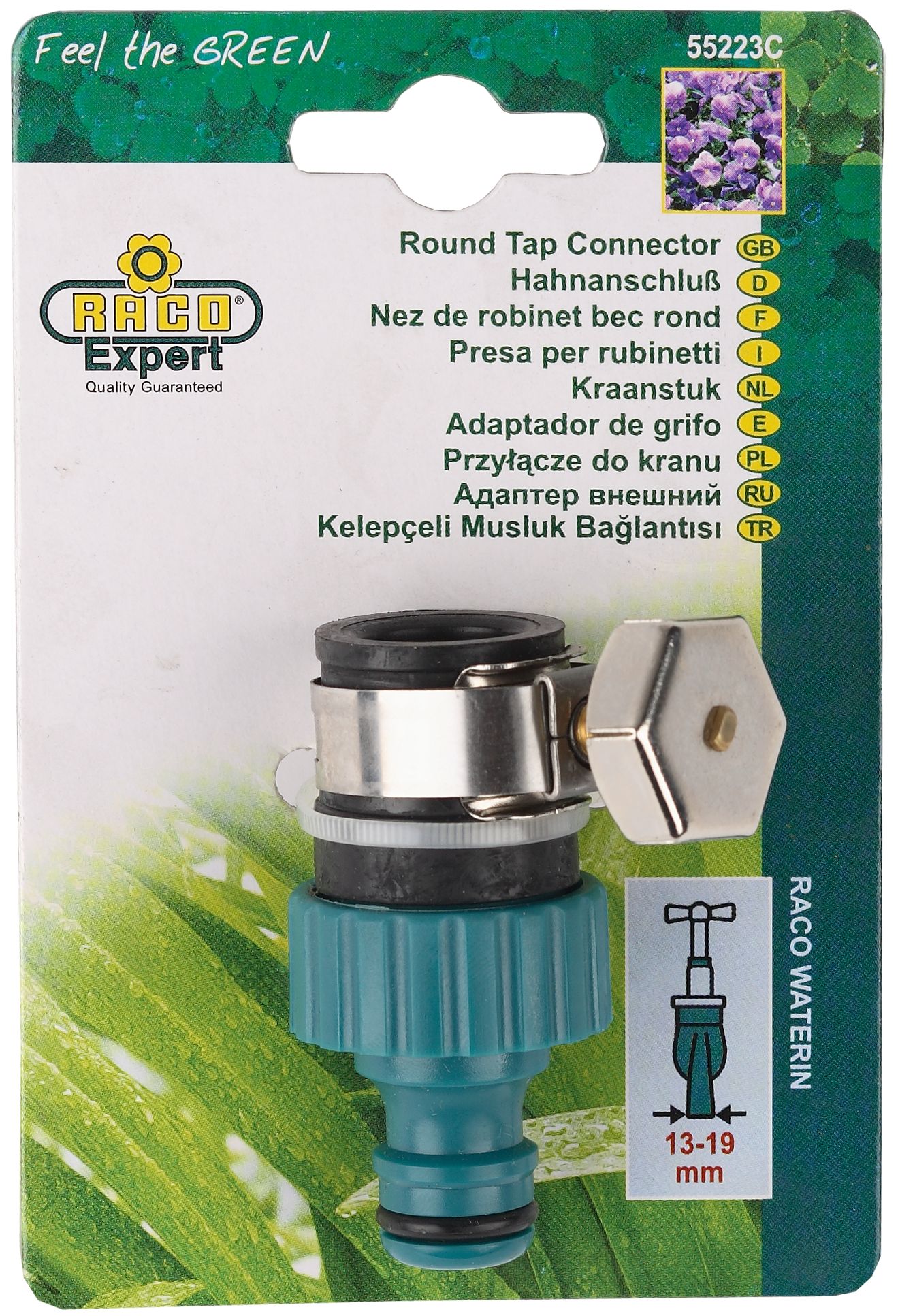 RACO ORIGINAL, 1/2″, с внутренней резьбой, с хомутом, штуцерный адаптер (4250-55223C) — фото 2