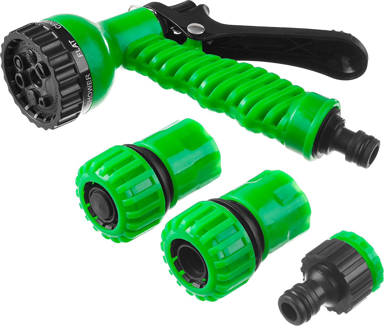 РОСТОК НП-34, 3/4″, фурнитура, пистолет с 7 режимами, поливочный набор (427369)