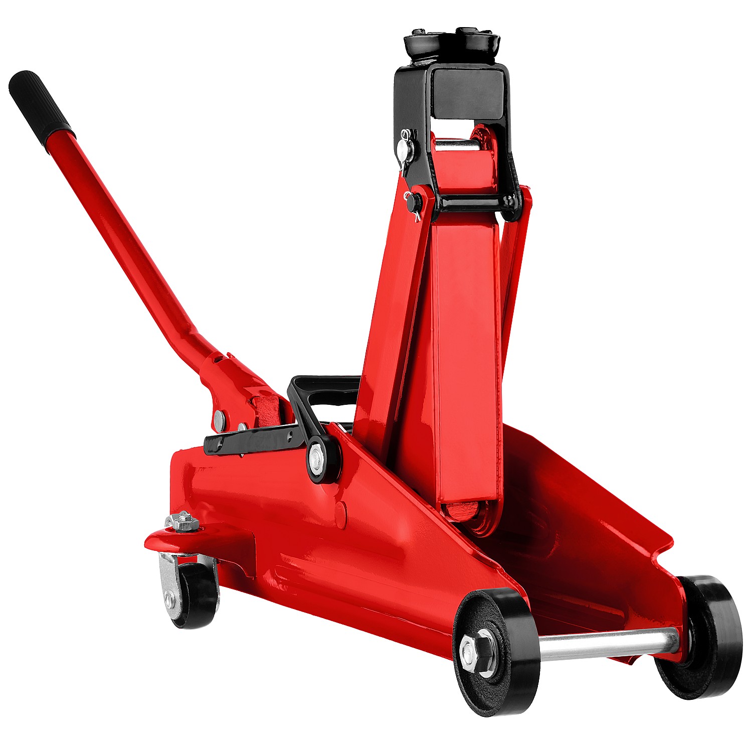 STAYER R-28 RED FORCE, 2 т, 130 - 350 мм, подкатной домкрат для легковых а/м, Professional (43153-2) — фото 4