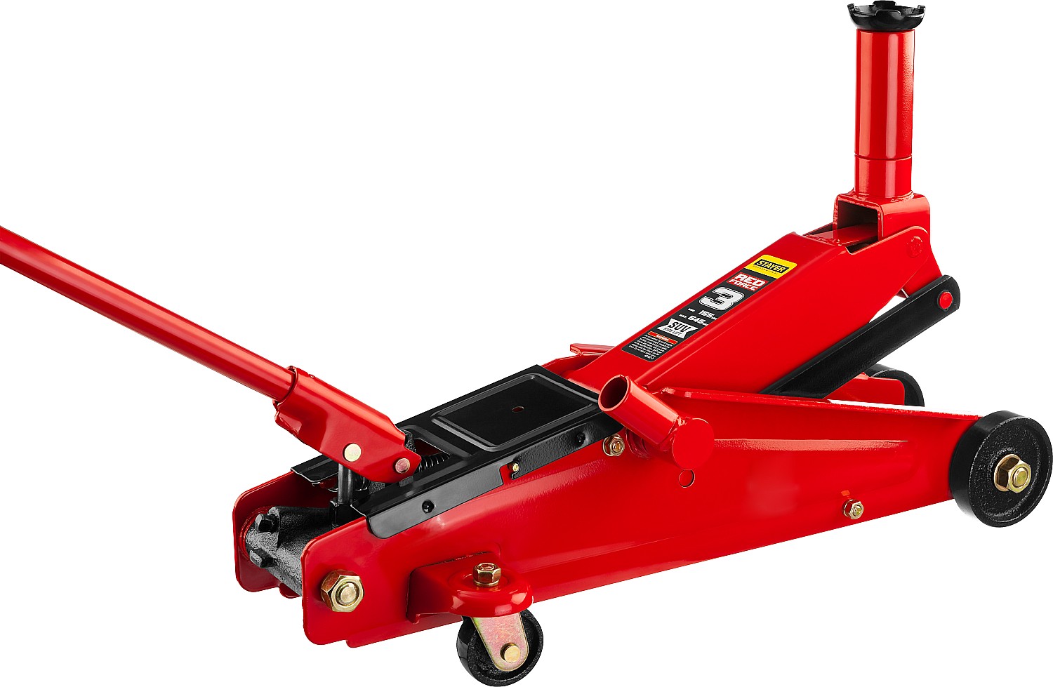 STAYER R-55 RED FORCE, 3 т, 155 - 545 мм, подкатной домкрат с высоким подъемом, Professional (43157-3) — фото 6